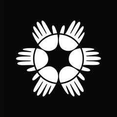 Obraz premium wings of a skull, charity, charity logo