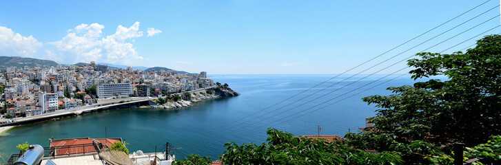 view of the city kavala