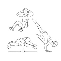 Athlete vector illustration