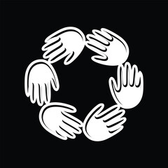 Obraz premium hands holding hands, charity, charity logo