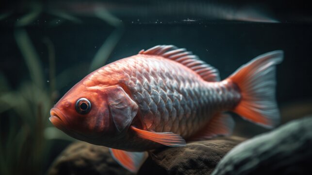 barbus fish in an aquarium