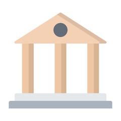 University Flat Icon