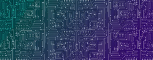 A Circuit Board Background Featuring High-Tech Circuitry and Computer Technology, Electronics, and an Electronic Pattern on the Mainboard.