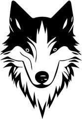 Vector illustration of wolf | Wolf head digital art | Wolf mascot