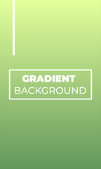 Fototapeta premium Beautiful green abstract background for your presentation. Eco-fresh summer background. Bright green gradient for presentation, banner, flyer, brochure, and poster.