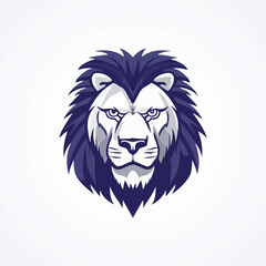 Lion head logo design vector template. Lion head vector icon.