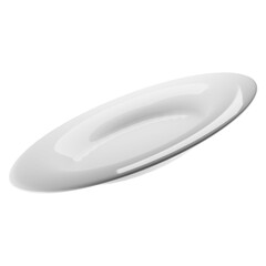 3d illustration of a plate