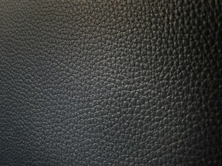 Embossed leather background Black with slight blur and lighting