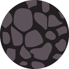 Abstraction stones,Stones balance. Minimalist shape, oval, ellipse. color brown