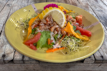 Salade de crevettes à la thaïlandaise 