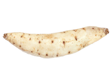 Sweet potato on white background.