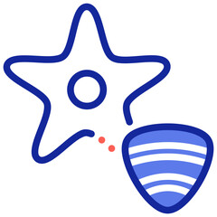 starfish animal icon
