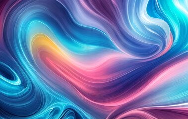 Obraz premium abstract curves line motion background with generative AI technology