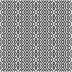 Monochrome pattern. Abstract texture for fabric print, card, table cloth, furniture, banner, cover, invitation, decoration, wrapping.seamless repeating pattern.Black and white color.