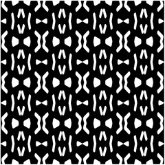 Monochrome pattern. Abstract texture for fabric print, card, table cloth, furniture, banner, cover, invitation, decoration, wrapping.seamless repeating pattern.Black and white color.