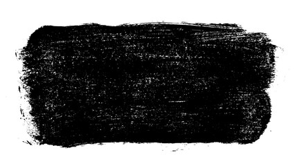 Fototapeta premium Ink black abstract paint stroke isolated on white background. Vector design elements, illustration, EPS 10.