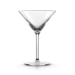 glass isolated on white, ai generated