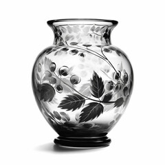 vase on a white background, ai generated