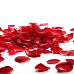 red rose petals ,ai generated