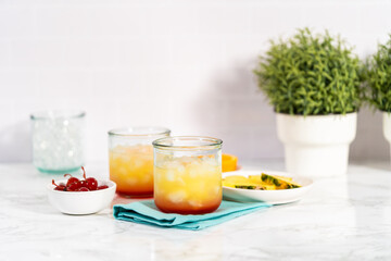 Sunset cocktail