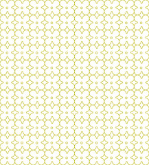 Editable Geometric flower shape Seamless pattern with 3 Free Repeatable patterns