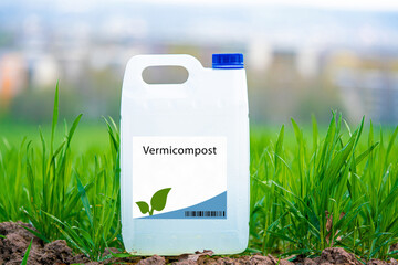Vermicompost a nutrient-rich soil amendment produced by worms that enhances soil fertility,...