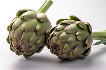 Fototapeta premium artichoke isolated on white