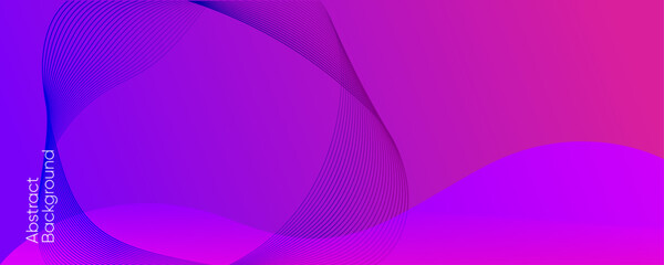 Smooth Abstract Wave Pink  Background