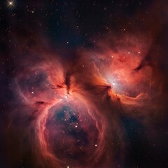 space nebula and galaxy.