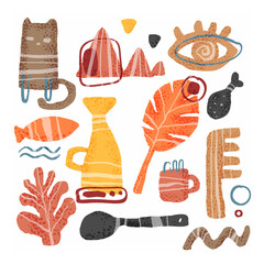 soft colored abstract illustration for decoration