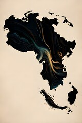 Weltkarte und Kontinente