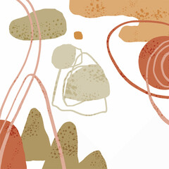 soft colored abstract illustration for decoration