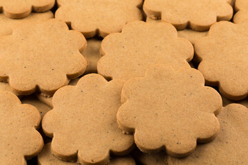 Gingerbread star cookies