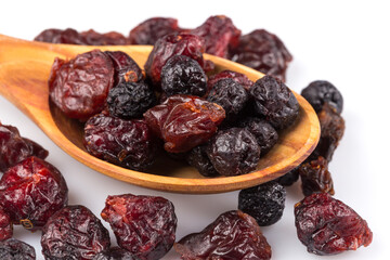 Dried cranberries, cherries and blueberries