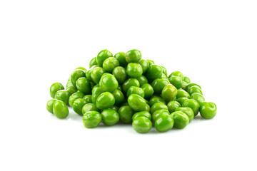 Pile of green wet pea