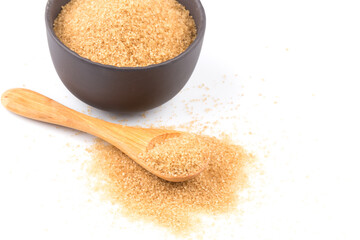 brown sugar in a spoon