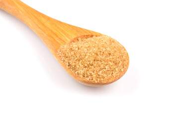 brown sugar in a spoon