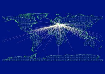 Vibrant, detailed map for Bulgaria emphasizing export, technology, trade and innovation. Ideal for businesses, entrepreneurs. Enhance presentations and marketing materials.