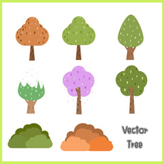 Set of vector trees 