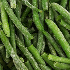 Frozen cut green beans vegetable