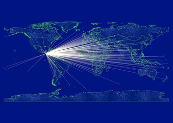 Vibrant, detailed map for El Salvador emphasizing export, technology, trade and innovation. Ideal for businesses, entrepreneurs. Enhance presentations and marketing materials.
