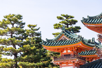 Fototapeta premium Japanese temple in the park