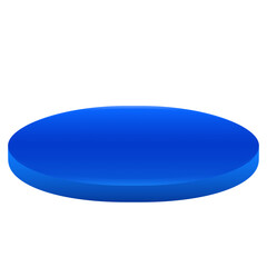 Display Circle Podium 3d Flat Design