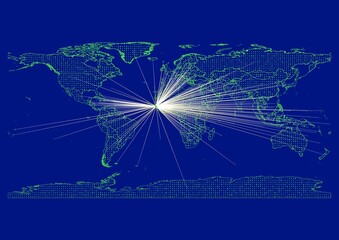 Vibrant, detailed map for Guinea-Bissau emphasizing export, technology, trade and innovation. Ideal for businesses, entrepreneurs. Enhance presentations and marketing materials.