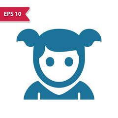 Girl, Woman, Student Icon