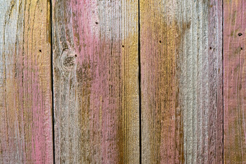 Multi colored wooden wall background