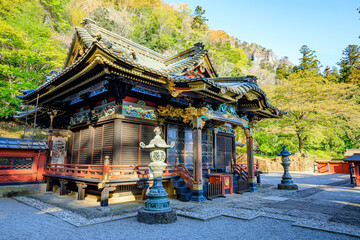 春の妙義神社　群馬県富岡市　Myogi Shrine in spring. Gunma Pref, Tomioka city.