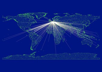 Vibrant, detailed map for Luxembourg emphasizing export, technology, trade and innovation. Ideal for businesses, entrepreneurs. Enhance presentations and marketing materials.