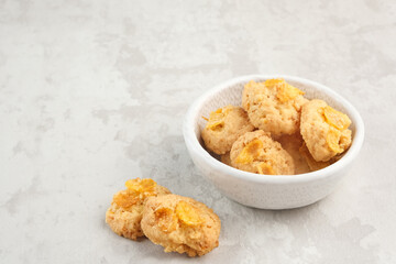Cornflakes Butter Cookies, popular during eid al fitr in Indonesia
