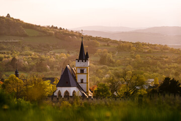 Burgkirche Ober-Ingelheim im April 2023